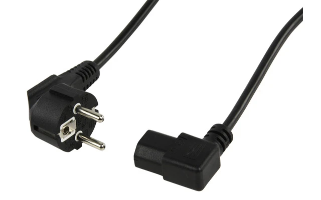 Cable eléctrico con conector en codo 3 metros