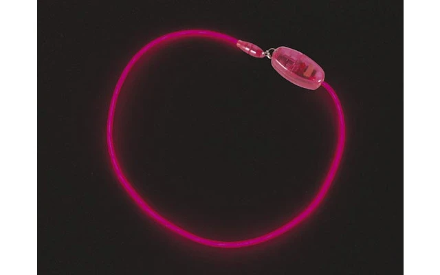 COLLAR ELECTROLUMINISCENTE ROSA