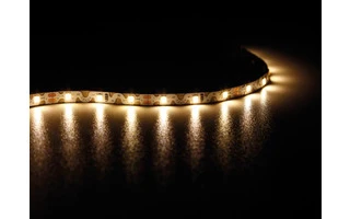 CINTA DE LEDs FLEXIBLE - PLEGABLE - COLOR BLANCO CÁLIDO 3500 K - 300 LEDs - 5 m - 12 V