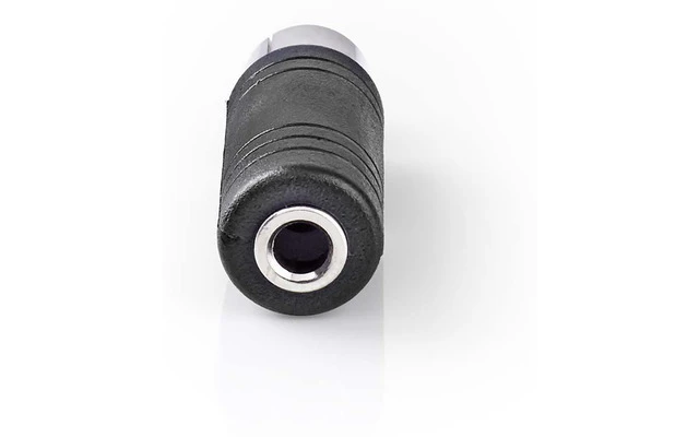 Adaptador de Audio Mono - RCA Macho - 3,5 mm Hembra - Negro - Nedis CAGP24960BK