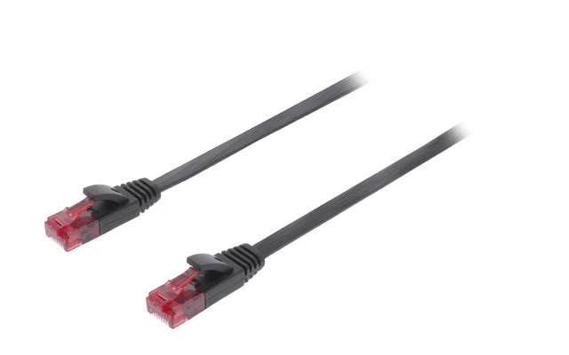Cable de Red CAT6 UTP RJ45 (8P8C) Macho - RJ45 (8P8C) Macho de 0,50 m Negro - Valueline VLCP8521