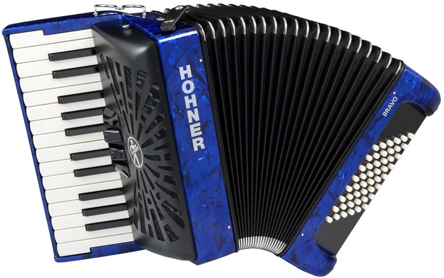Hohner Bravo II 48 Azul A16542 Silentkey