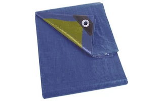 LONA - AZUL/CAQUI - RESISTENTE - 2 x 3 m