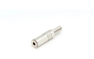 Jack hembra 3.5mm estéreo niquelado
