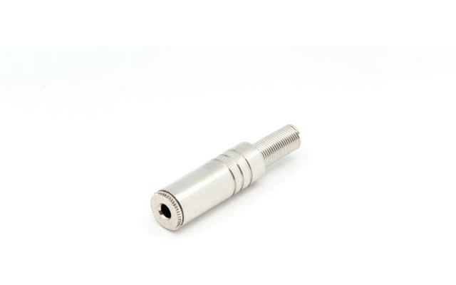 Jack hembra 3.5mm estéreo niquelado