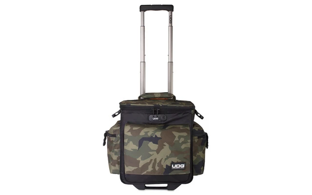 UDG Ultimate SlingBag Trolley Deluxe Negro Camuflaje , interior Naranja