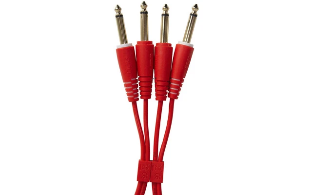UDG Ultimate Audio Cable Set 6,3 Jack - 6,3 Jack Rojo Straight