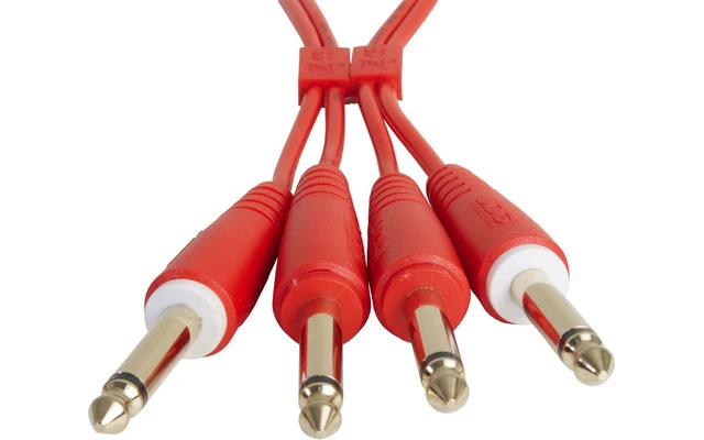 UDG Ultimate Audio Cable Set 6,3 Jack - 6,3 Jack Rojo Straight