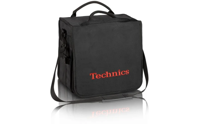 Technics bandolera 60 LPs - Negro/Rojo