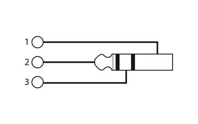 XLR Hembra 3 contactos a Jack Macho estereo 6.35mm