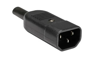 Conector AC Macho - para cable - 10A