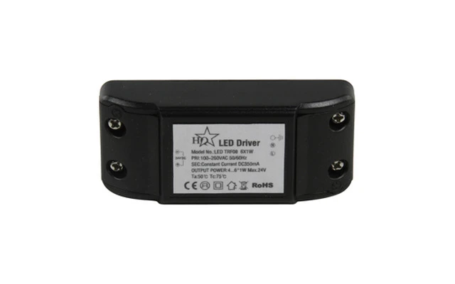 CONDUCTOR DE LED SUMINISTRO CONSTANTE 350MA MAX 6X1W