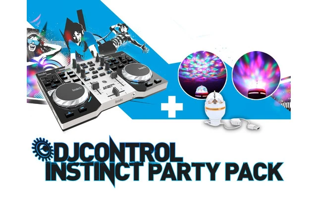 Hercules DJ Control Instinct Party Pack