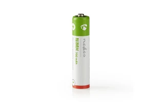 Pila AAA Recargable de Ni-MH - 1,2 V - 700 mAh - 4 unidades - Estuche - Nedis BANM7HR034B