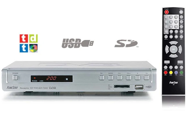 Receptor TDT 730 - Lectura / Escritura SD,MMC,USB
