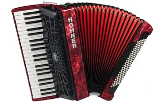 Hohner BRAVO III 120 RED NEW