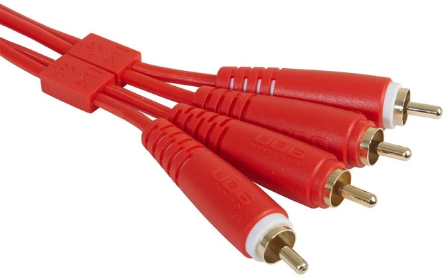 UDG Ultimate Audio Cable Set RCA - RCA Red Straight