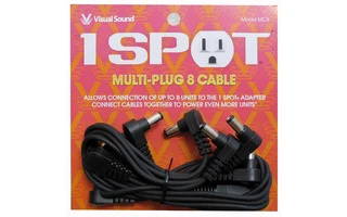 Visual Sounds Cable multi enchufe MC8