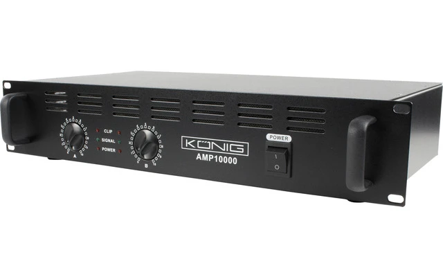 Amplificador PA 2 x 500W KÖNIG