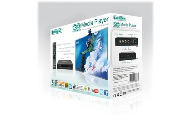 Eminent EM7380 - 3D Full HD Media Player