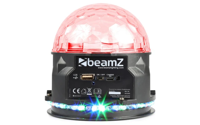 BeamZ PLS10 Jellyball Bluetooth, USB, Batería recargable + mando a control