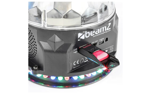 BeamZ PLS10 Jellyball Bluetooth, USB, Batería recargable + mando a control