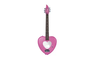 Daisy Rock 14-7103 Debutante Heartbreaker Pink Heart