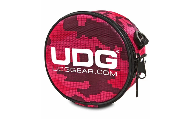 UDG bolsa auriculares DJ camuflaje rosa