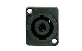 Conector de altavoz hembra profesional para chasis