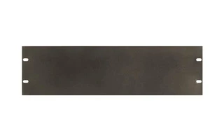 Panel frontal para Rack 19", 3U, espesor 1mm, negro