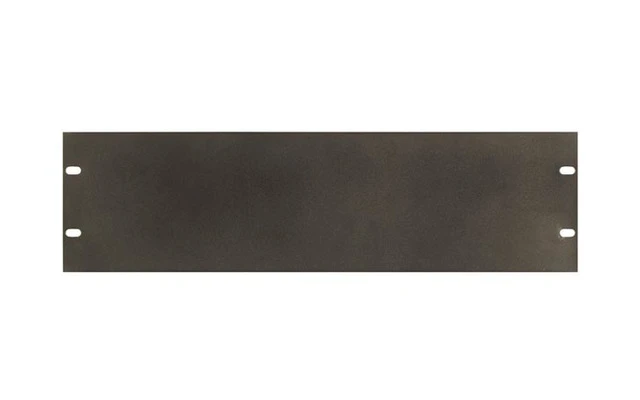 Panel frontal para Rack 19", 3U, espesor 1mm, negro