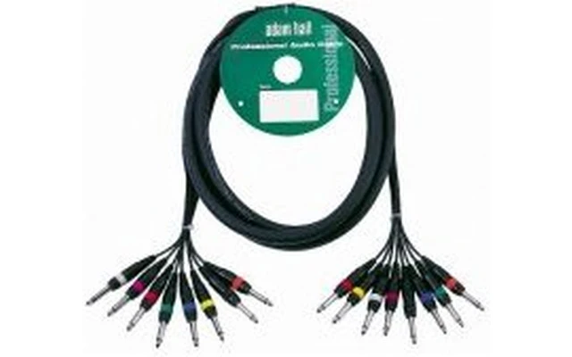 Adam Hall - 8 pares 8 x Jack mono / 8 x Jack mono 3 m