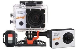 Denver ACG-8050W - Cámara de acción Full HD con función GPS & WiFi