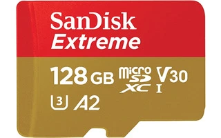 SanDisk Extreme microSDXC 128GB + Adaptador SD