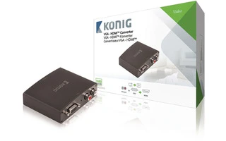 Convertidor HDMI, VGA hembra + audio RL a salida HDMI