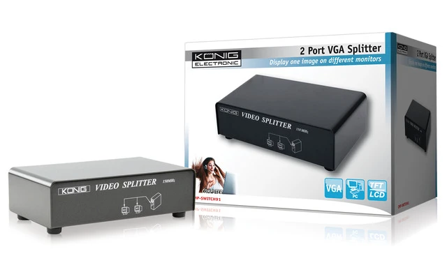Multiplicador VGA 1x2 - KÖNIG Switch 91