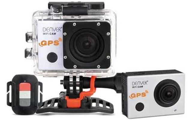 Denver ACG-8050W - Cámara de acción Full HD con función GPS & WiFi