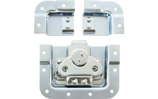 Adam Hall Hardware SPLIT-LID - Cierre de mariposa pequeño, con paso de perfil, profundidad 14 mm