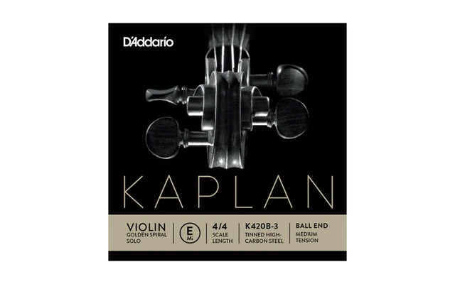 D'Addario K420B-3 Kaplan Golden Spiral Solo - Mi (bola)