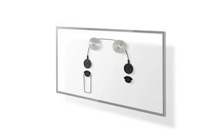 Soporte de TV para Colgar en Pared con Cable - Fijo - 32-55" - 50 kg - Nedis TVWM1930BK