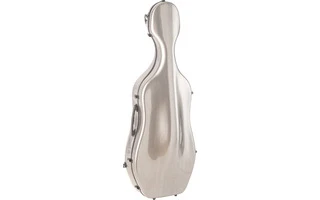 Amadeus Cello 4/4 - Estuche de fibra de vidrio gris