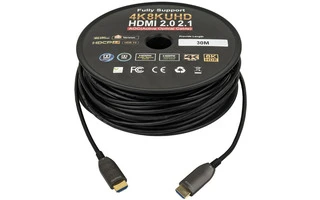 Cable HDMI 2.1 AOC 8K Fibre Cable - 30 metros