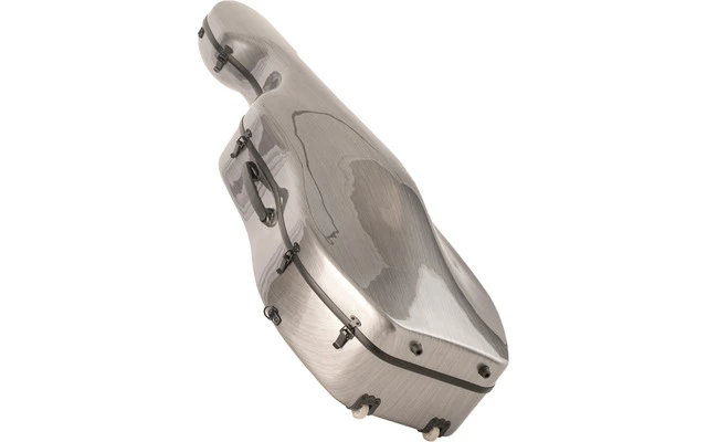 Amadeus Cello 4/4 - Estuche de fibra de vidrio gris