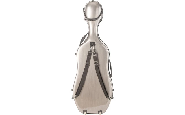 Amadeus Cello 4/4 - Estuche de fibra de vidrio gris