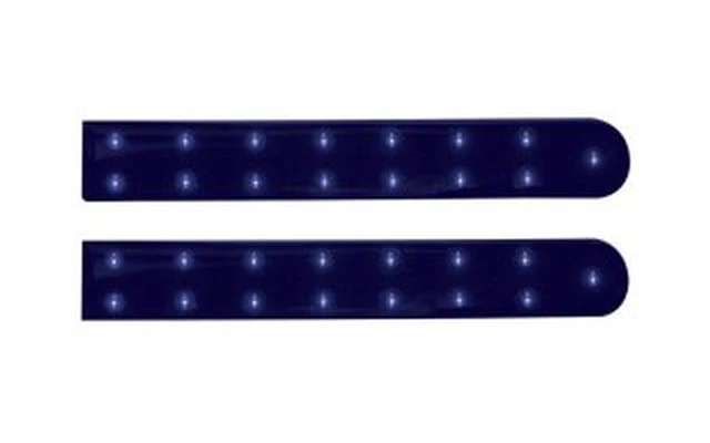 2 CINTAS AUTOADHESIVAS CON LEDs - COLOR AZUL - 15cm - 12VDC