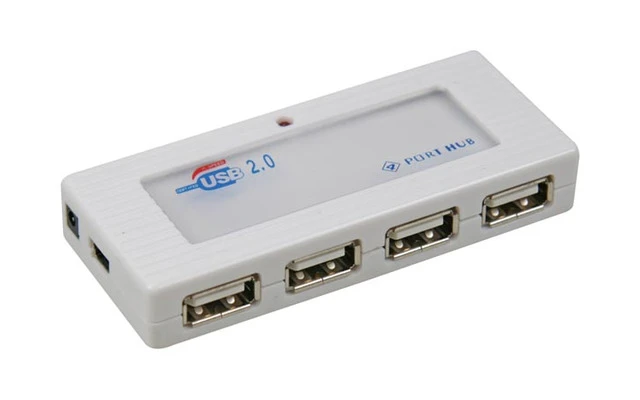 USB HUB 2.0 / 4 puertos + luz
