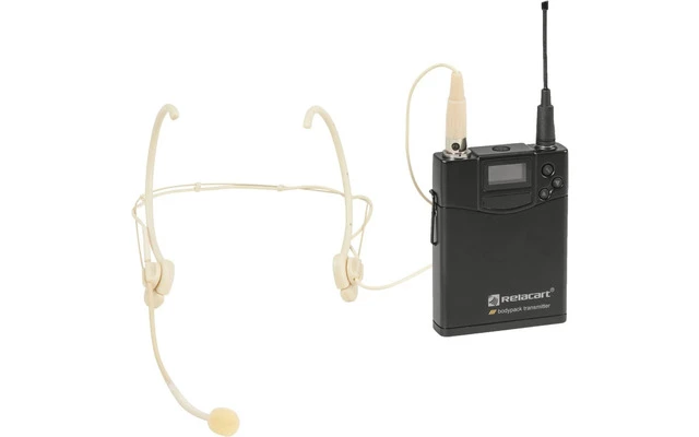 Relacart Set UR-260D Bodypack with HM-600S Headset