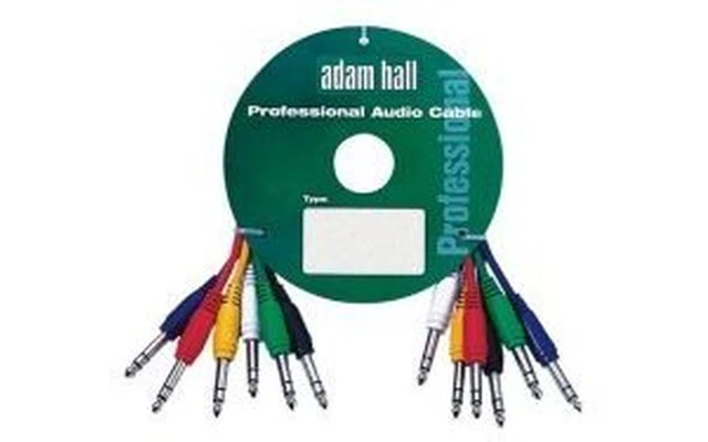 Adam Hall - Cable balanceado patch 120 cm 6.3 mm jack - 6 pack/c