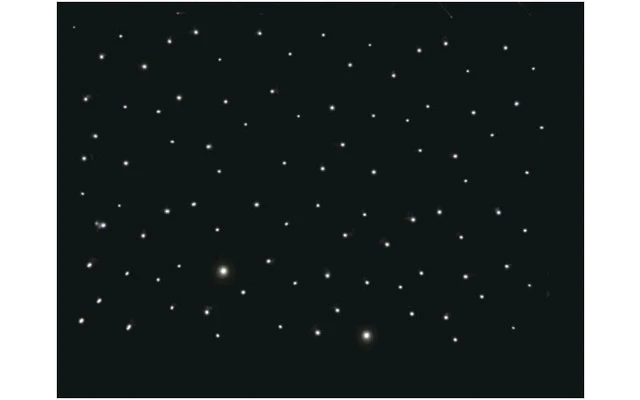 Showtec Star Sky II DMX - LED Blanco / Fondo Negro