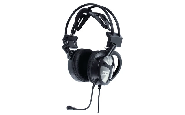 Set de auriculares estéreo con USB y función de vibración de graves - König CMP-HEADSET170